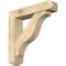 Ekena Millwork Funston Craftsman Rough Sawn Bracket w/ Offset Brace, Douglas Fir, 6"W x 26"D x 26"H BKT0604X26X26FST04RDF - alternate 1